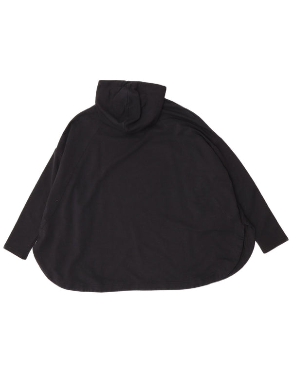Puma Oversized hættetrøje til kvinder UK 12 Medium Sort