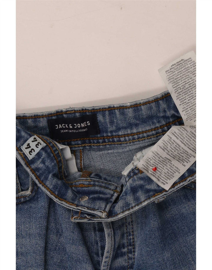 Jack & Jones Herre Slim Jeans W34 L34 Blå Bomuld