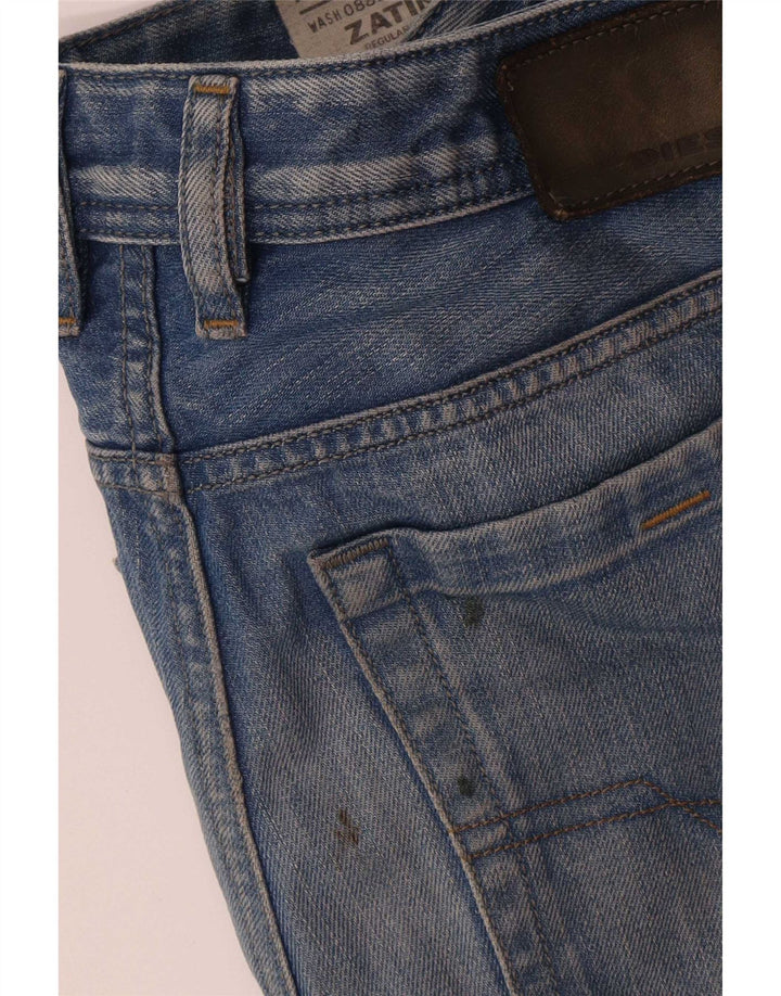 Diesel Herre Zatiny Regular Bootcut Jeans W30 L30 Blå Bomuld