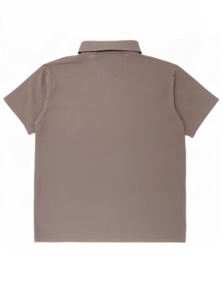Trussardi Jeans Herre Polo Shirt Large Grå