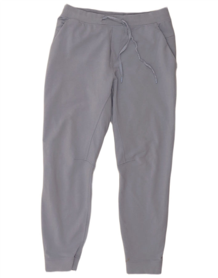 Lululemon Dame træningsdragt Bukser Joggers UK 16 Large Blue Polyester