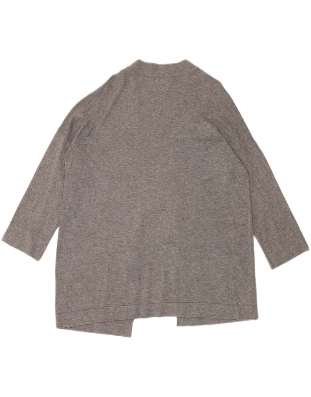 ZARA Womens Oversized Open Cardigan Sweater UK 14 Medium Grey Viscose Vintage Zara and Second-Hand Zara from Messina Hembry 
