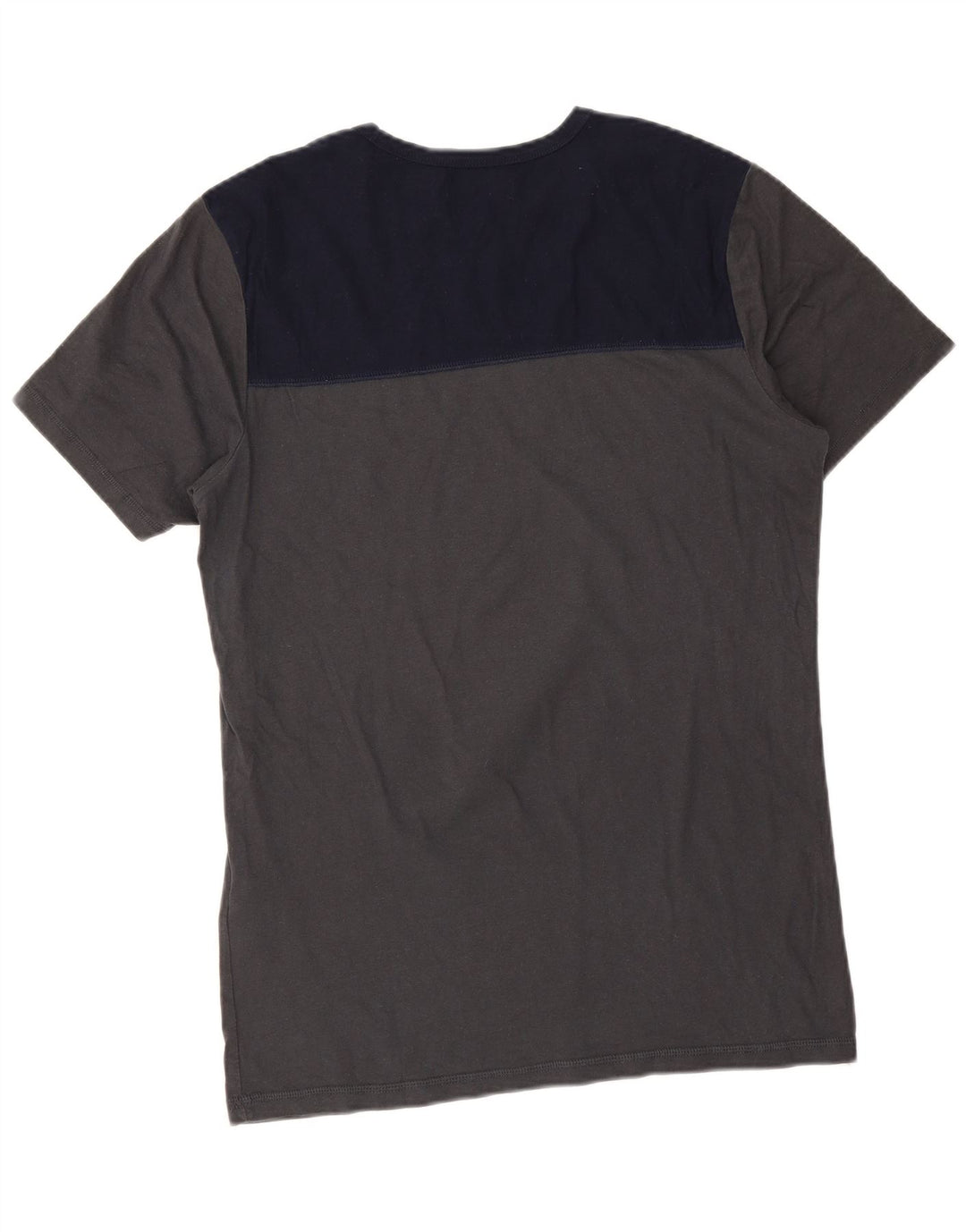 Jack & Jones Herre grafisk T-shirt Top Mellemgrå Colourblock Bomuld