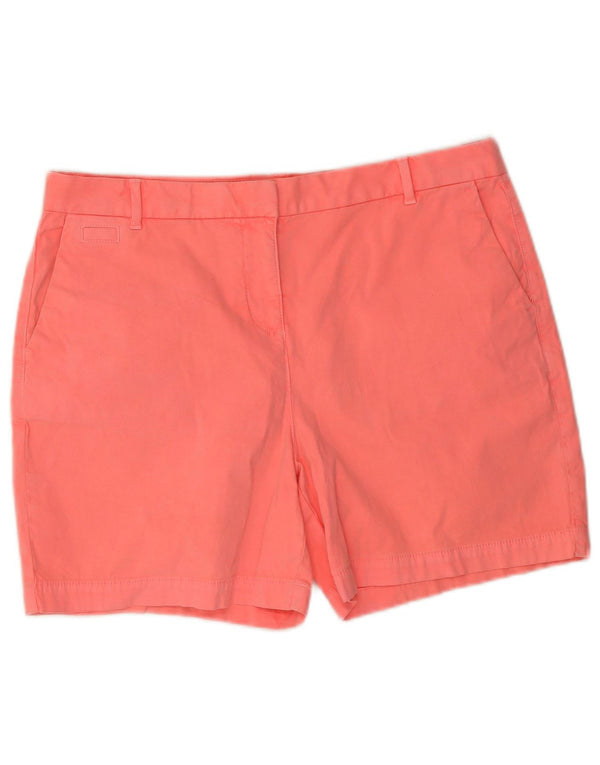 Marks & Spencer Chino Shorts til kvinder UK 14 Large W34 Pink Bomuld