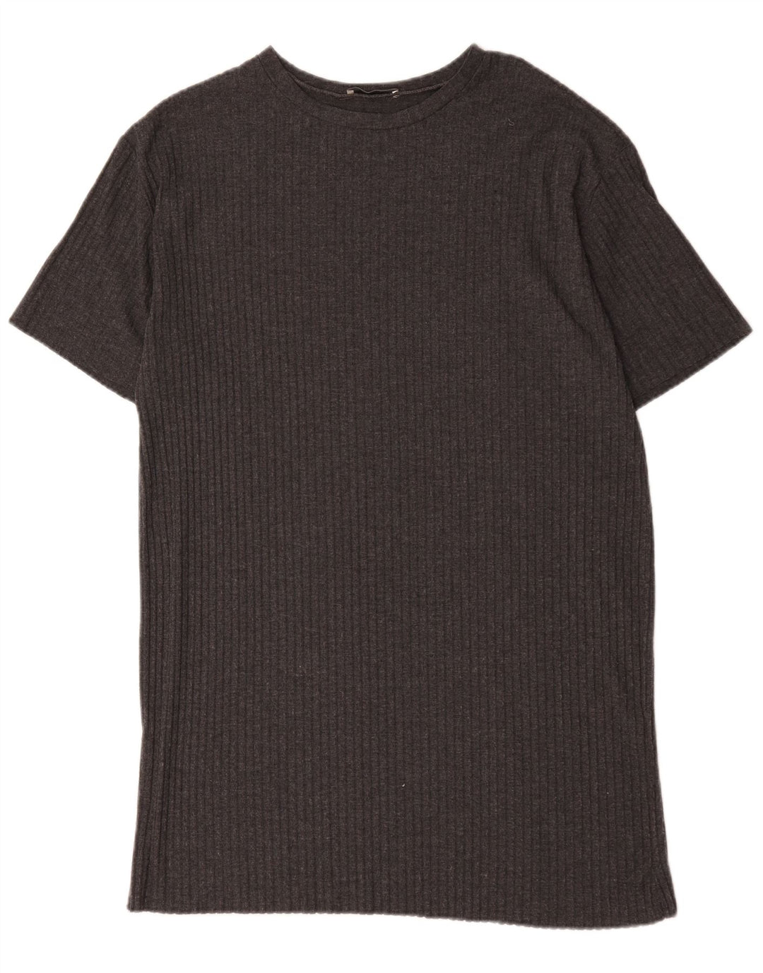 Zara Dame Trafaluc T-Shirt Kjole UK 14 Medium Grå Polyester