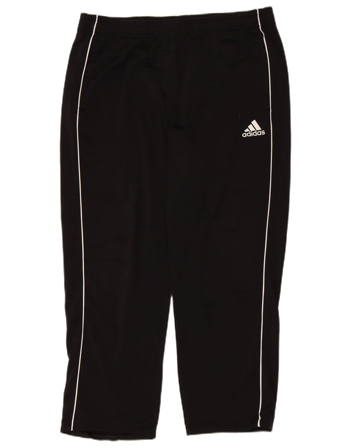 ADIDAS Mens Crop Tracksuit Trousers XL  Black Polyester