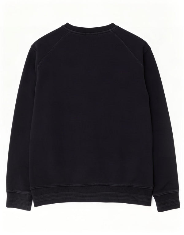 Gas Mens Graphic Sweatshirt Jumper Large Navy Blue Cotton