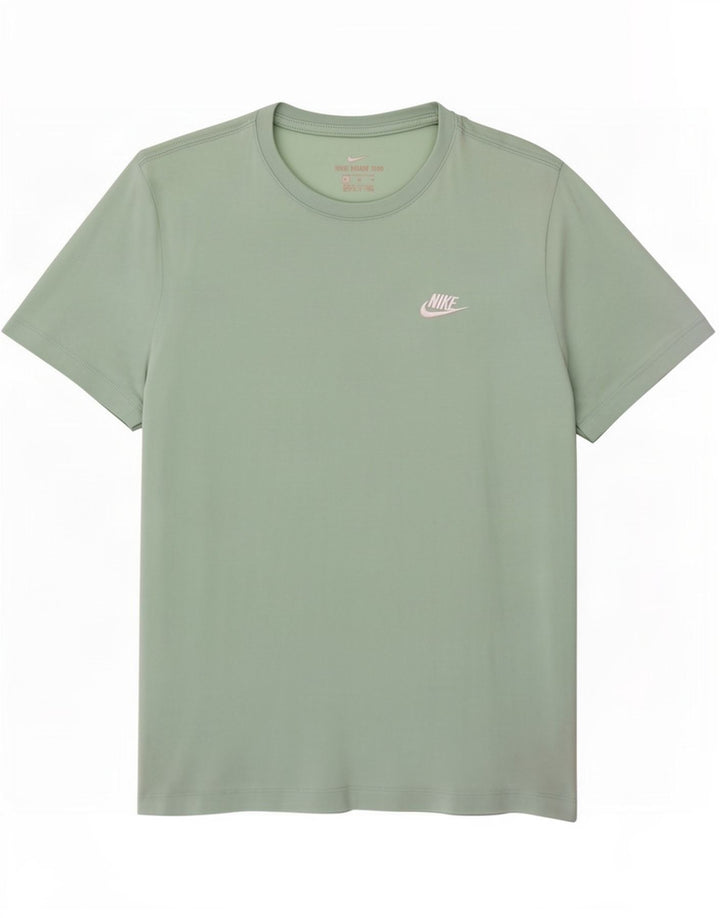 Nike T-shirt top mellem grøn bomuld til mænd