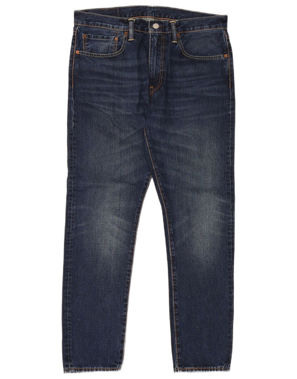 Levi's Herre 512 Slim Tapered Jeans W34 L30 Marineblå Bomuld