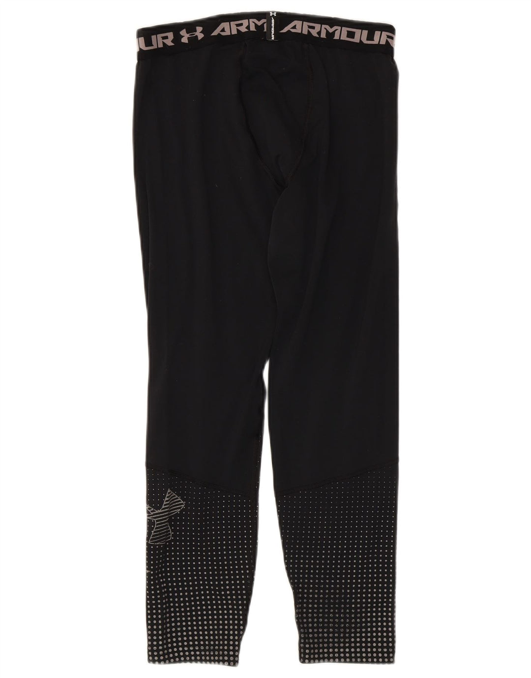 Under Armour Boys Cold Gear Grafiske Leggings 13-14 år XL Sort Polyester