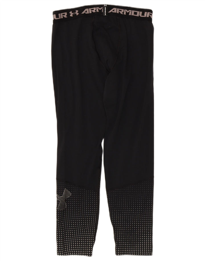 Under Armour Boys Cold Gear Grafiske Leggings 13-14 år XL Sort Polyester