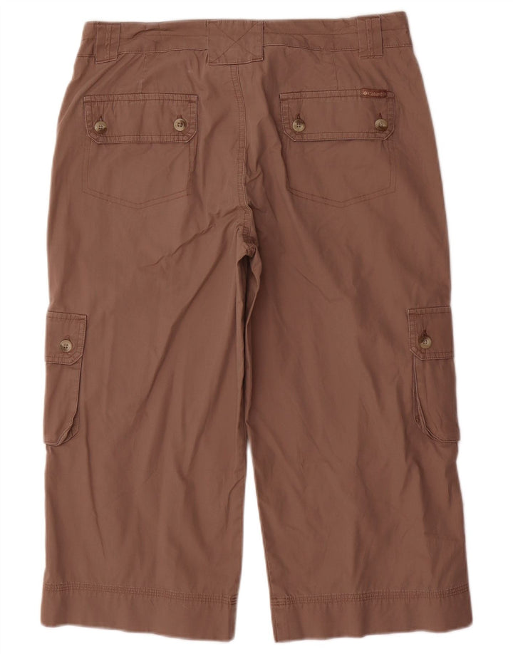 COLUMBIA Dame Cargo Capri Bukser US 8 Medium W32 L19 Brun Bomuld