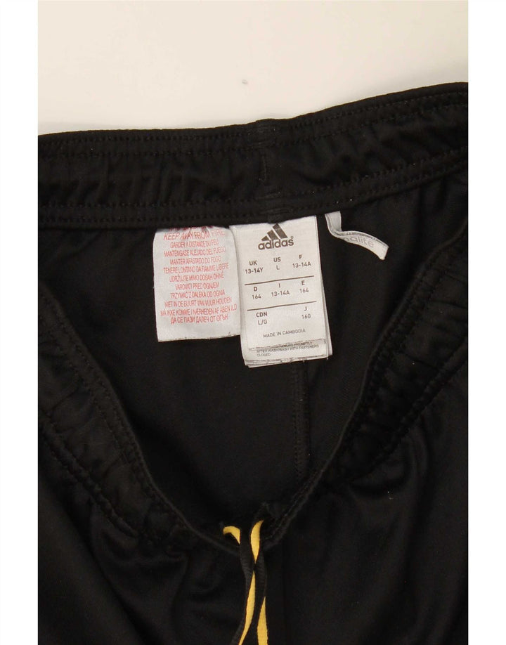 Adidas Boys Climalite træningsdragt bukser 13-14 år Sort polyester