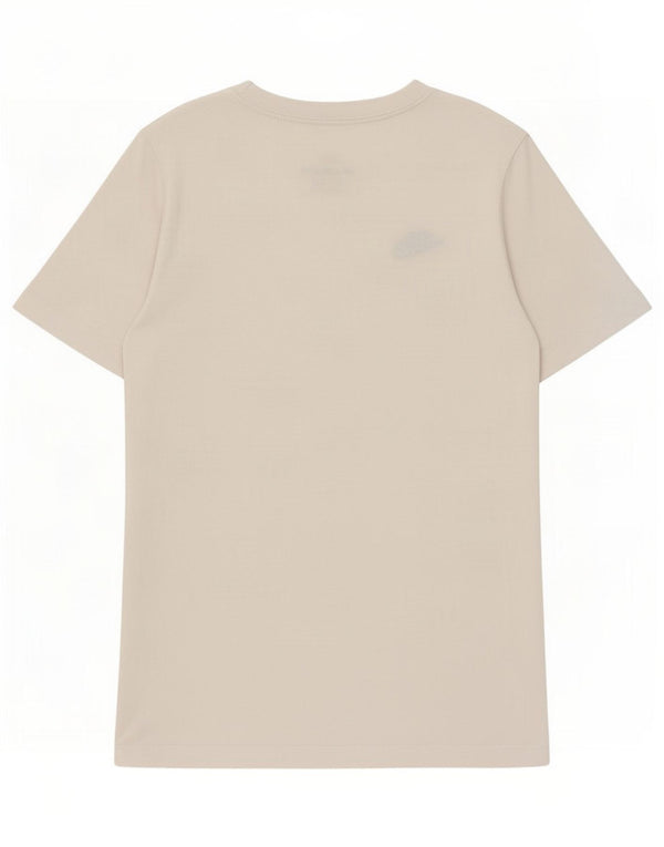 Nike Boys T-Shirt Top 12-13 år Stor Off White Bomuld