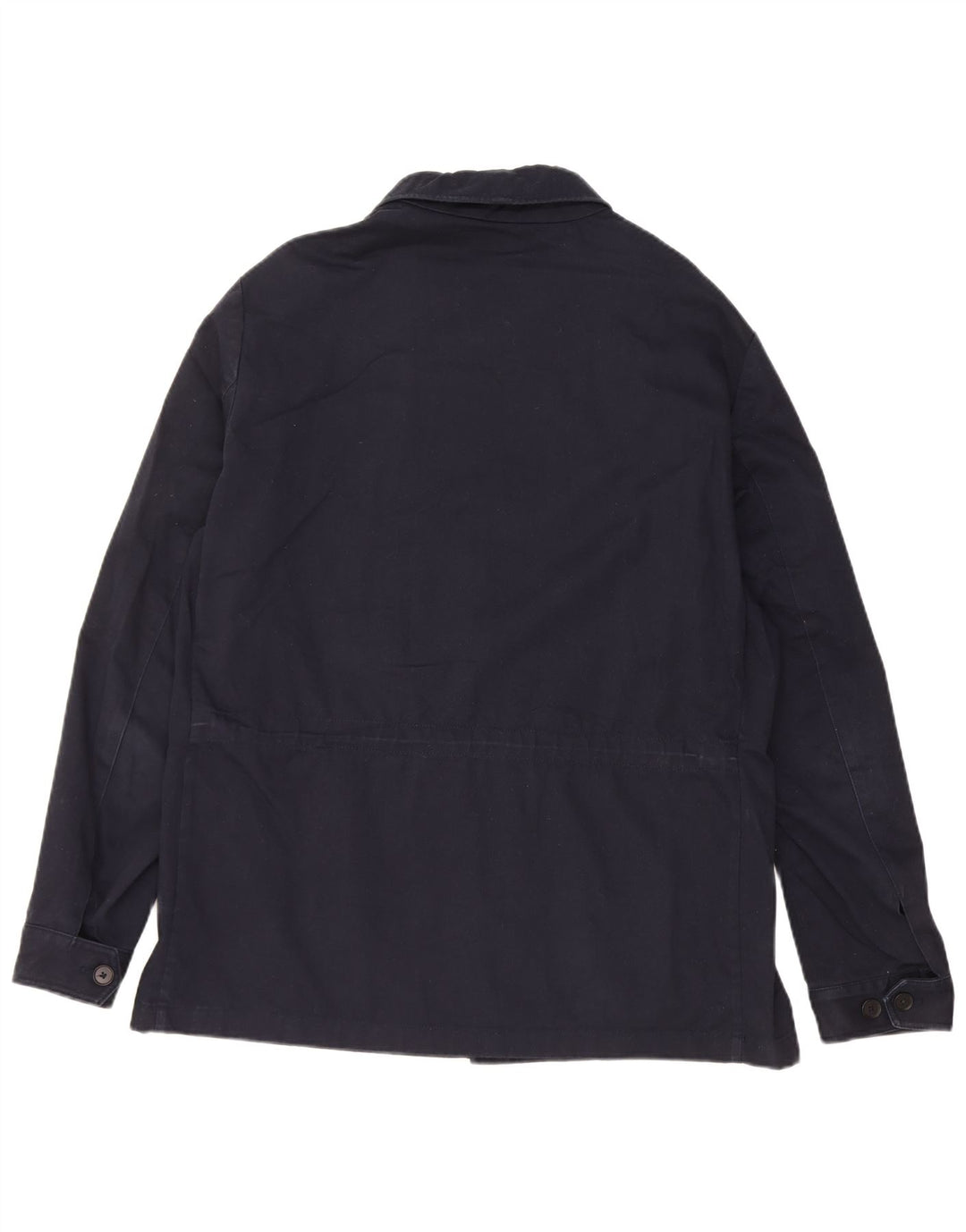 Massimo Dutti Herre Utility Jacket UK 40 Large Navy Blue Cotton