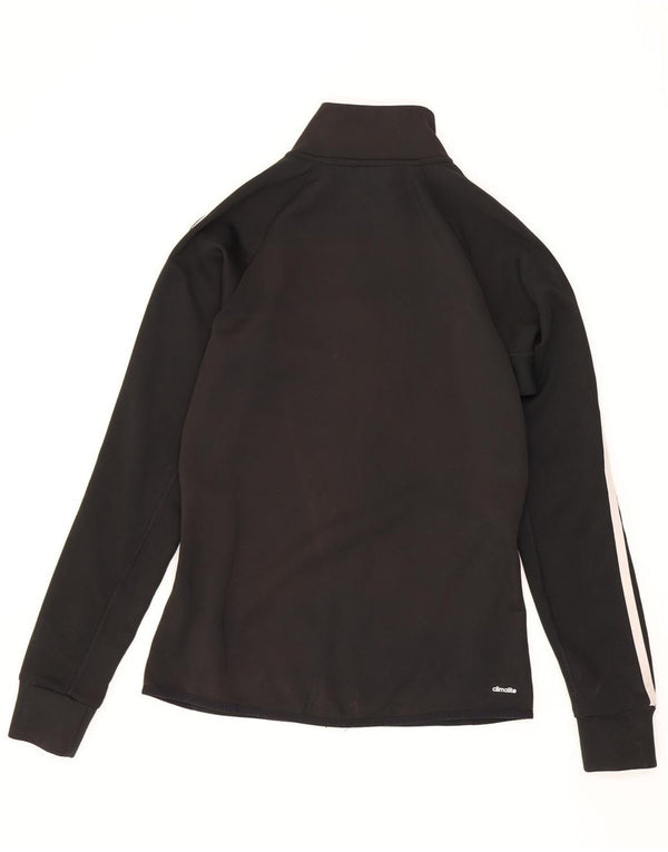Adidas Dame Climalite Træningsdragt Topjakke UK 4/6 XS Sort Polyester