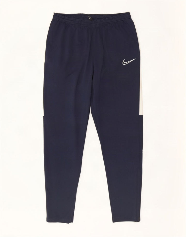 Nike Herre Dri Fit træningsdragt Bukser Medium Marineblå Colourblock Polyester