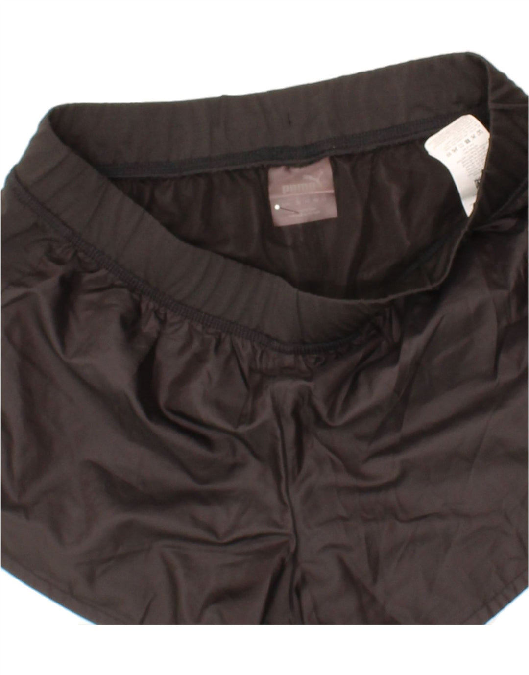 PUMA Womens Sport Shorts UK 12 Medium Black Polyester Vintage Puma and Second-Hand Puma from Messina Hembry 