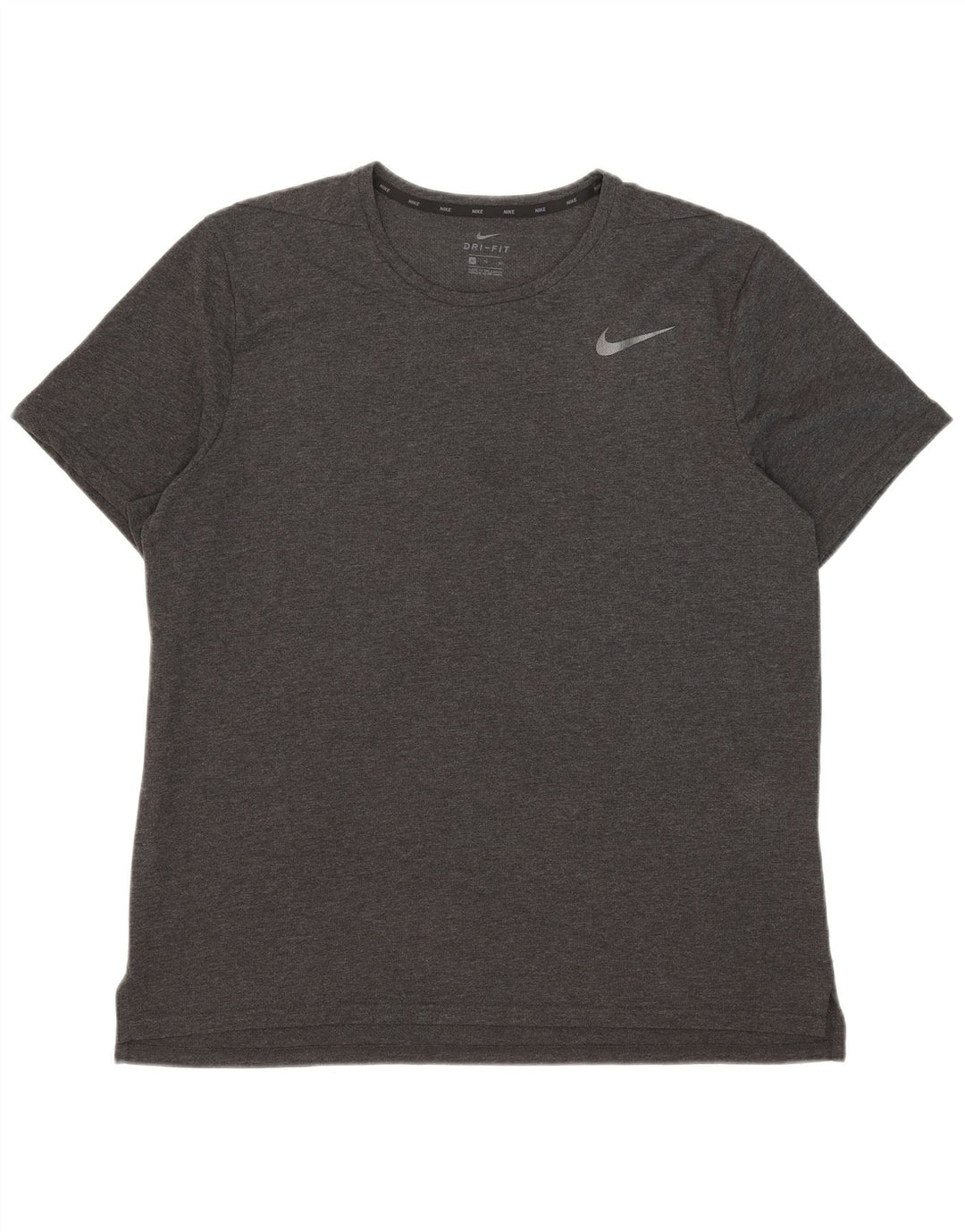 Nike Herre Dri Fit T-Shirt Top XL Grå Polyester