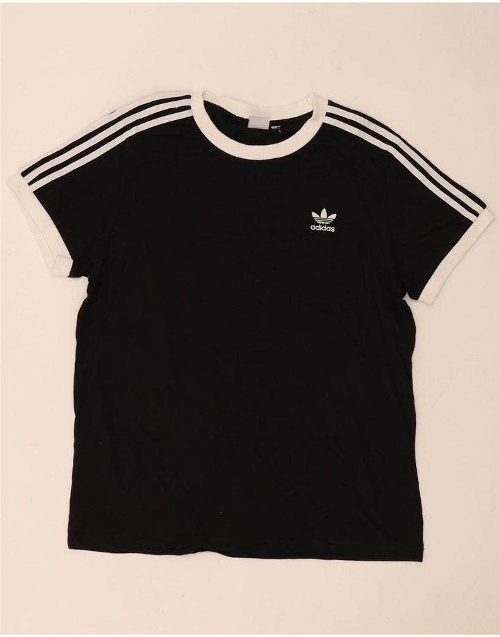 Adidas Herre T-Shirt Top Stor Sort