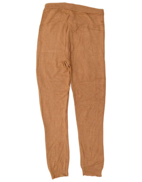 Guess Dame træningsdragt Bukser Joggers UK 10 Small Beige Viscose