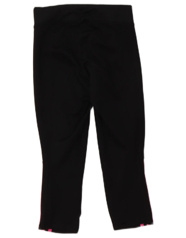 Adidas Dame Capri Leggings UK 8 Small Black Polyester