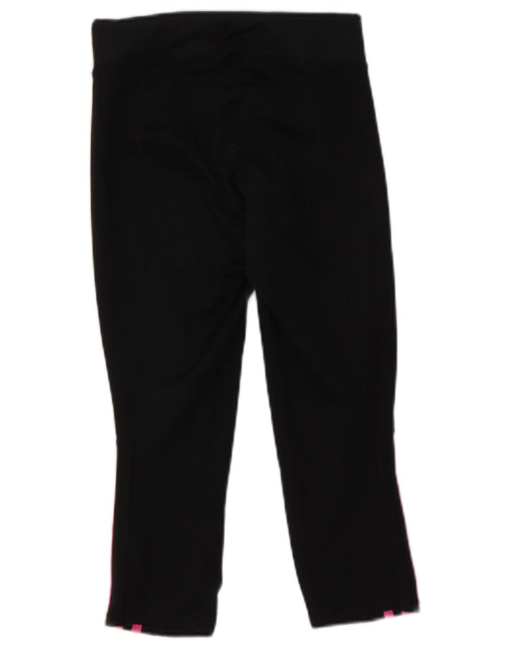 Adidas Dame Capri Leggings UK 8 Small Black Polyester