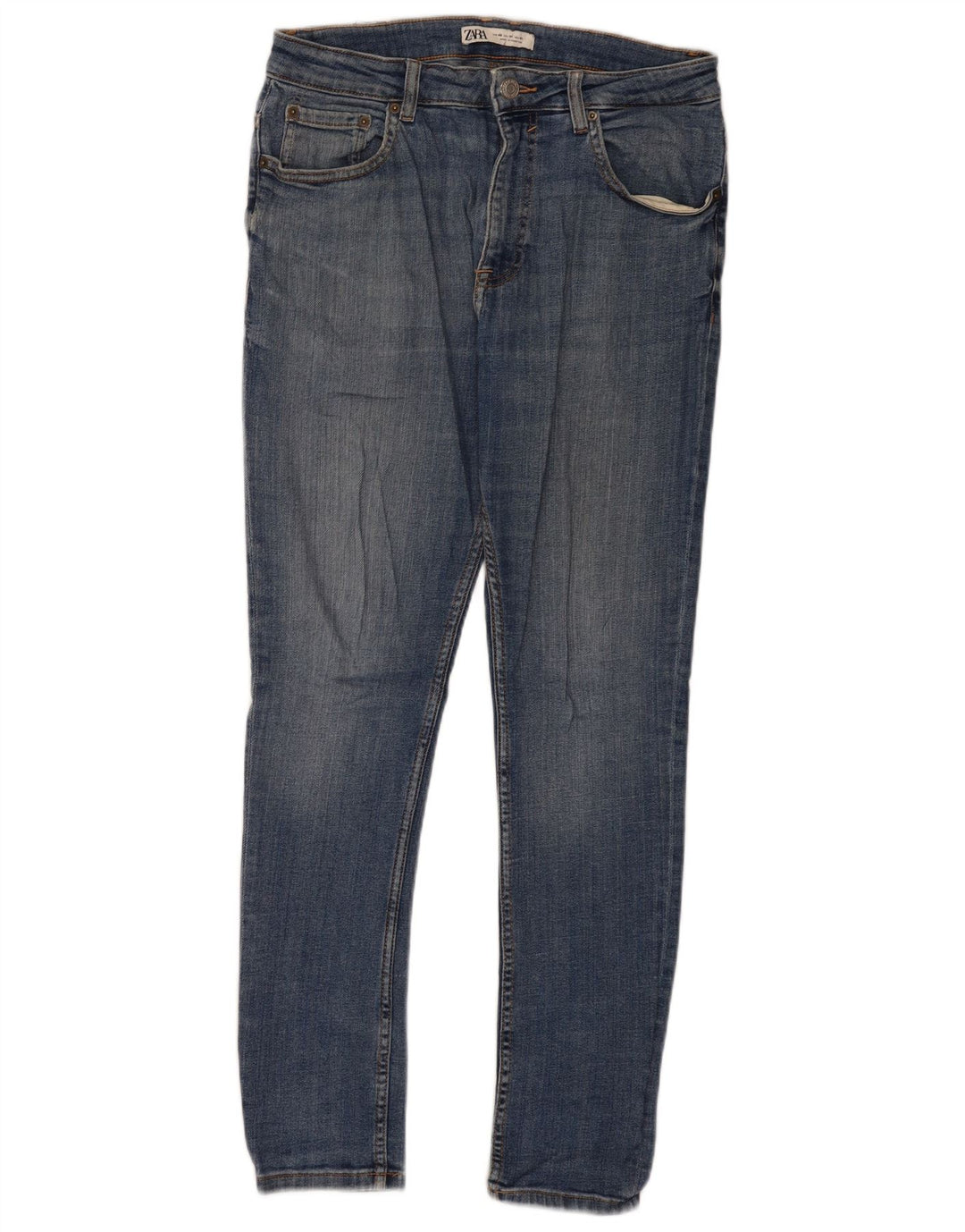 Zara Herre Skinny Jeans EU 40 Medium W31 L30 Blå