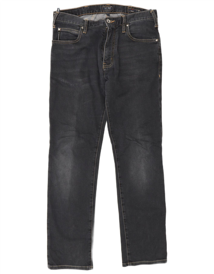 Armani Herre Slim Jeans W30 L30 Marineblå Bomuld