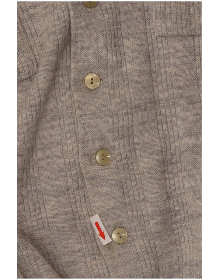 Vintage dame cardigan sweater UK 14 Medium Grey