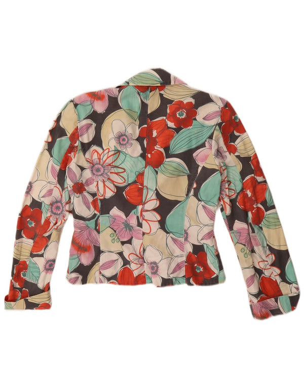 Gaudi Dame 2-knaps blazerjakke EU 40 Medium Multicolored Floral