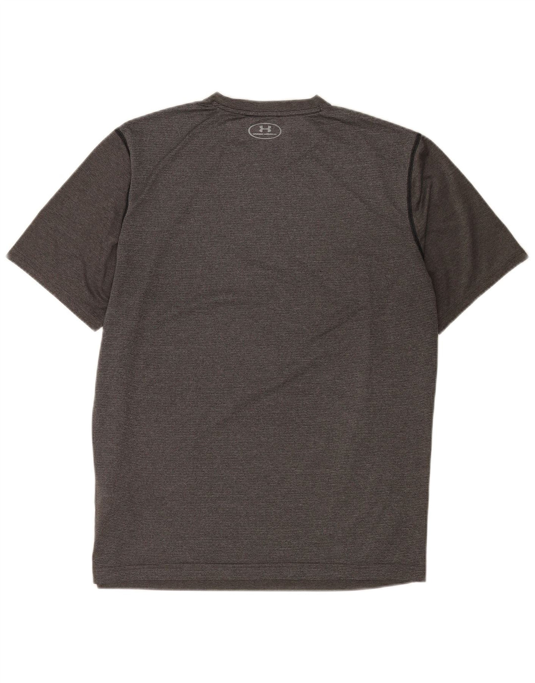 Under Armour Herre Heat Gear T-Shirt Top Stor Grå Polyester