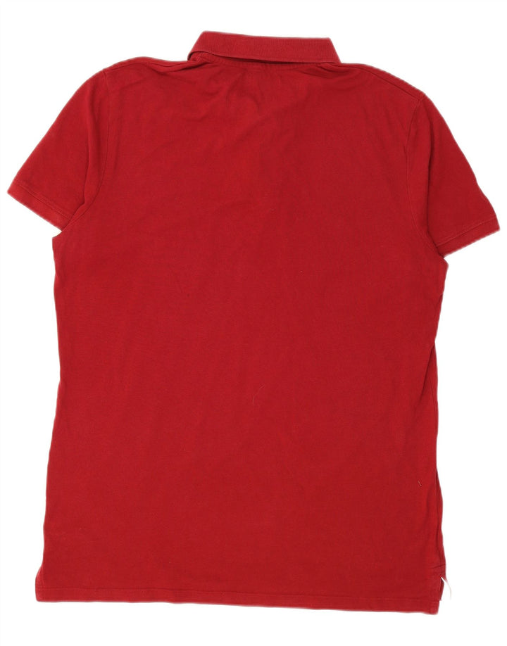 Diadora herre poloshirt XL rød bomuld