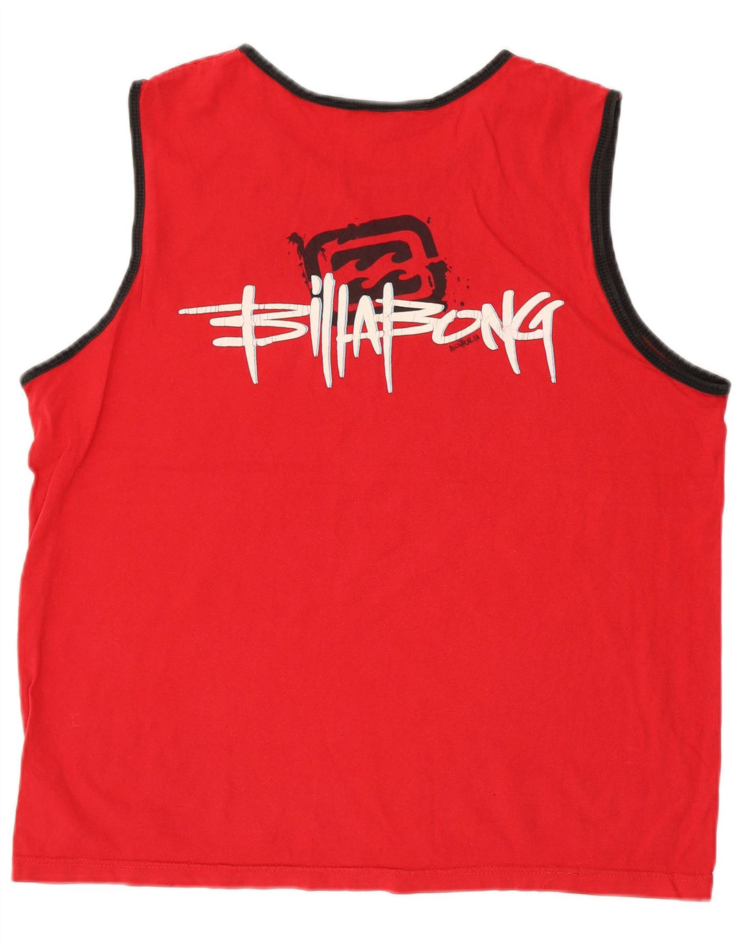 Billabong Herre Grafisk Vest Top XL Rød Bomuld
