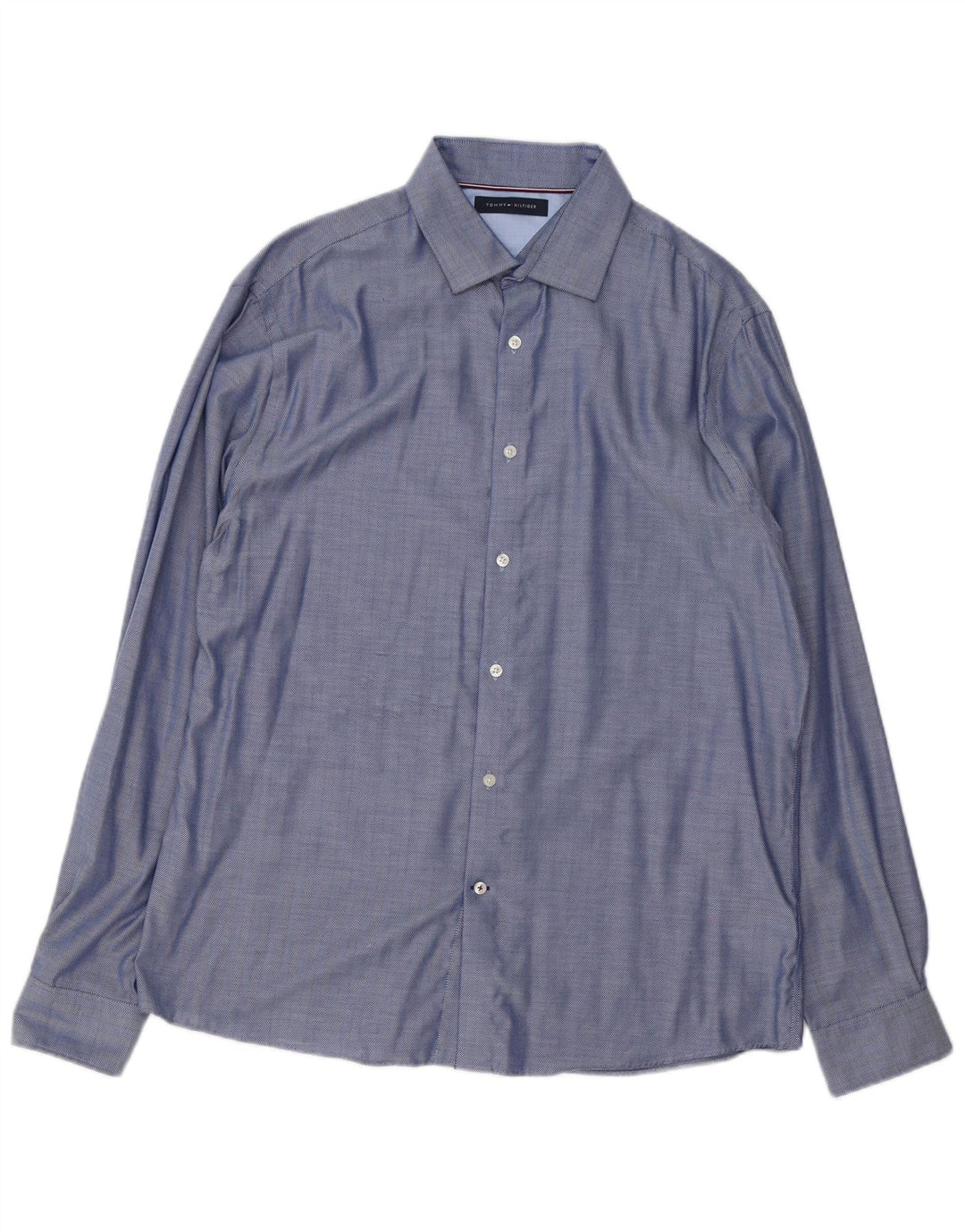 Tommy Hilfiger Herreskjorte str. 16 1/2 Large Blue Sildebensbomuld