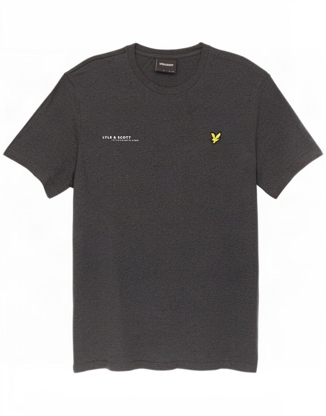 Lyle & Scott Herre T-shirt Top mellemgrå bomuld