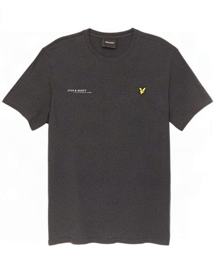Lyle & Scott Herre T-shirt Top mellemgrå bomuld