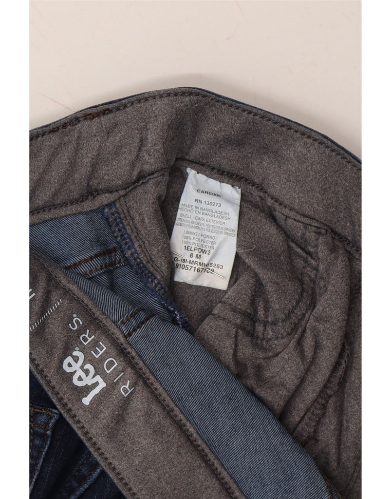 LEE Womens Riders Mid Rise Skinny Jeans US 8 Medium W39 L28 Navy Blue Vintage Lee and Second-Hand Lee from Messina Hembry 