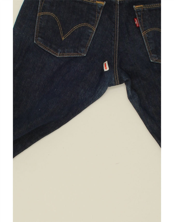 LEVI'S Womens 571 Slim Jeans W26 L27 Navy Blue Cotton Vintage Levi's and Second-Hand Levi's from Messina Hembry 