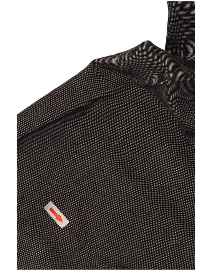 Ferretti Dame Oversized Bluse Top IT 42 Medium Grey Acetate