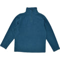 EDDIE BAUER Mens Zip Neck Fleece Jumper Small Blue Polyester | Vintage Eddie Bauer | Thrift | Second-Hand Eddie Bauer | Used Clothing | Messina Hembry 