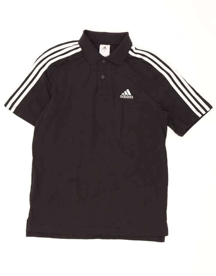 Adidas Polo Shirt til mænd, lille sort bomuld