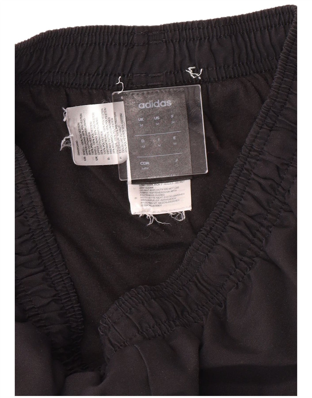 Adidas Herre træningsdragt Bukser Medium Sort Stribet Polyester