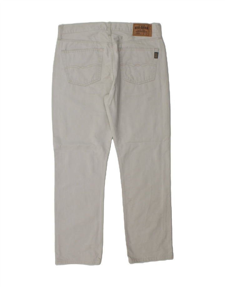 BIG STAR Mens Straight Jeans W36 L32 Grey Vintage Big Star and Second-Hand Big Star from Messina Hembry 