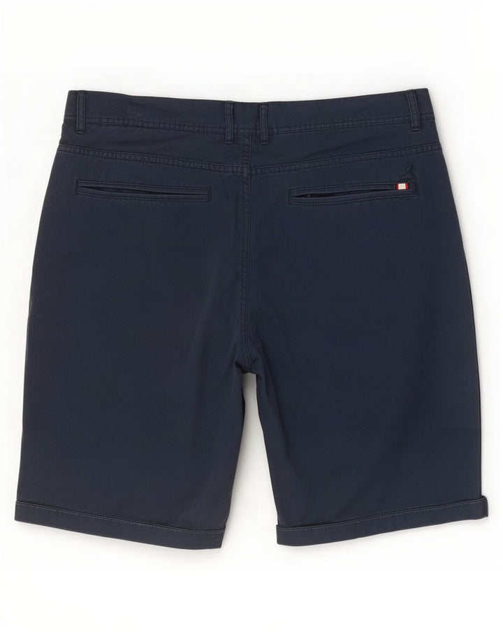 Kangol Herre Chino Shorts Large W36 Marineblå Bomuld