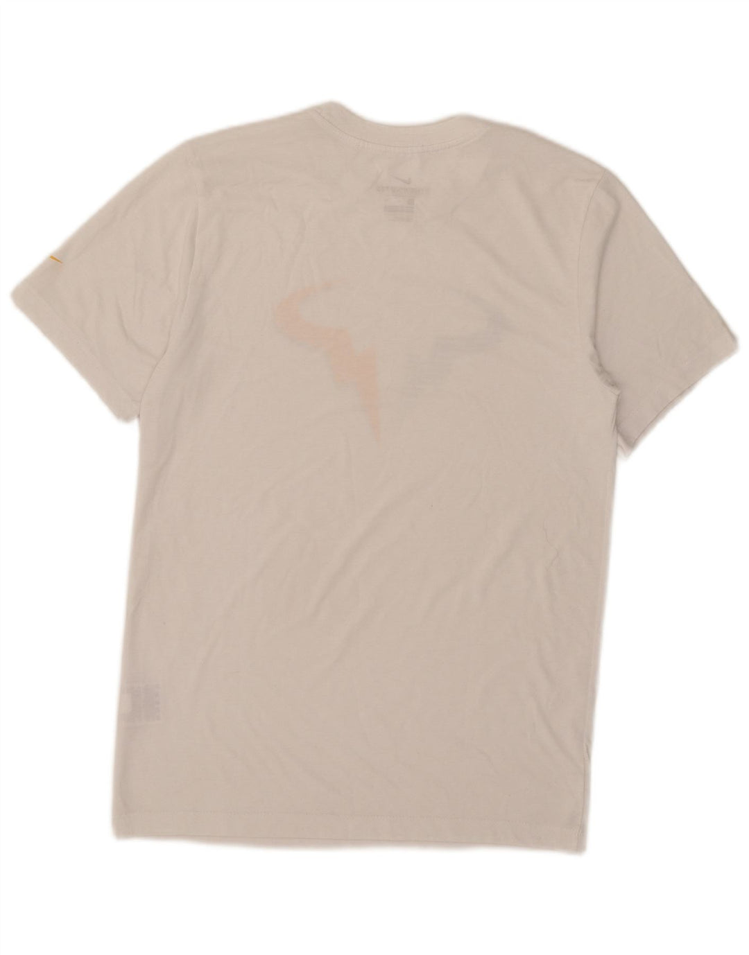 Nike Herre Dri Fit grafisk T-shirt top lille hvid polyester