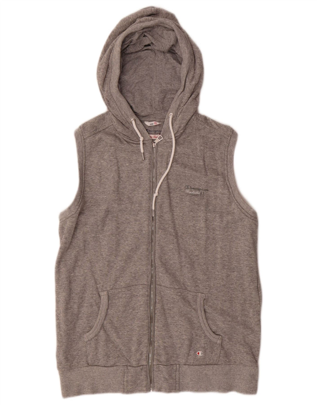 CHAMPION Dame Heritage Classics Hættetrøje med lynlås UK 18 XL Grå