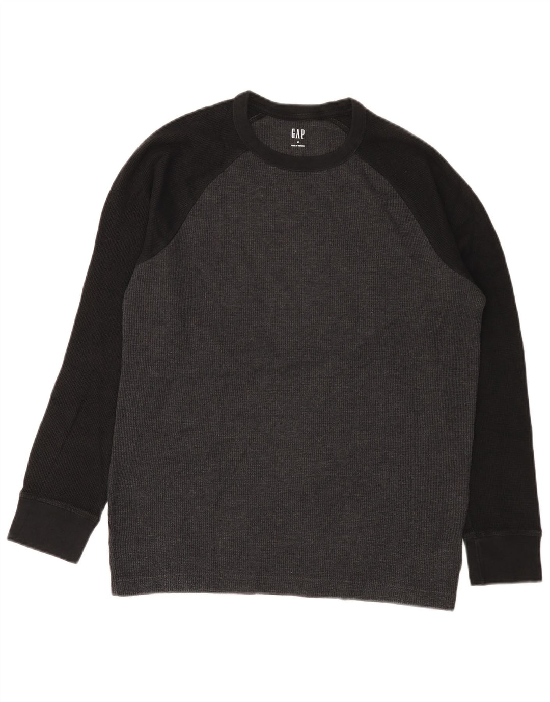 Gap Herre Sweatshirt Jumper Medium Grå Colourblock Bomuld