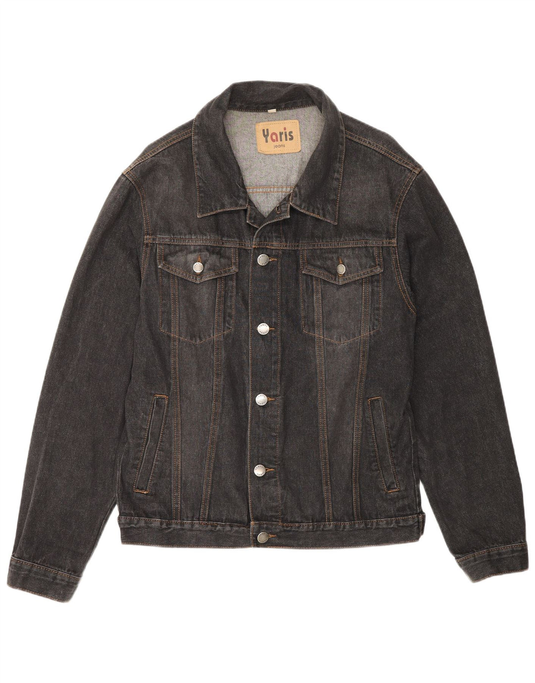 Vintage denimjakke til mænd UK 42 XL Grå bomuld