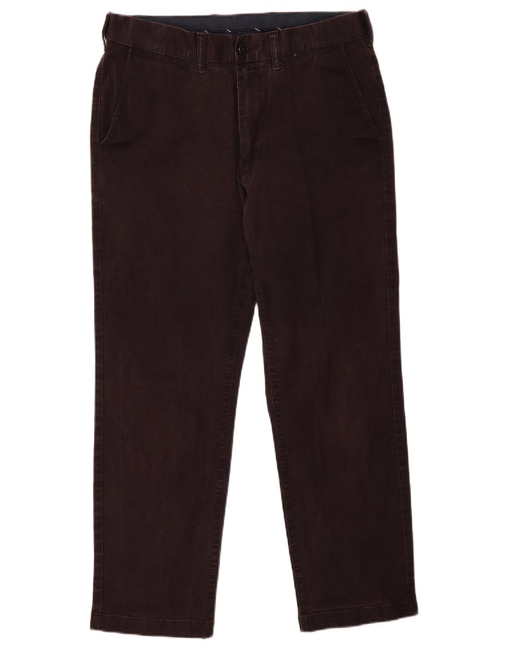 Marks & Spencer Heritage Regular Chino-bukser W32 L29 Burgundy